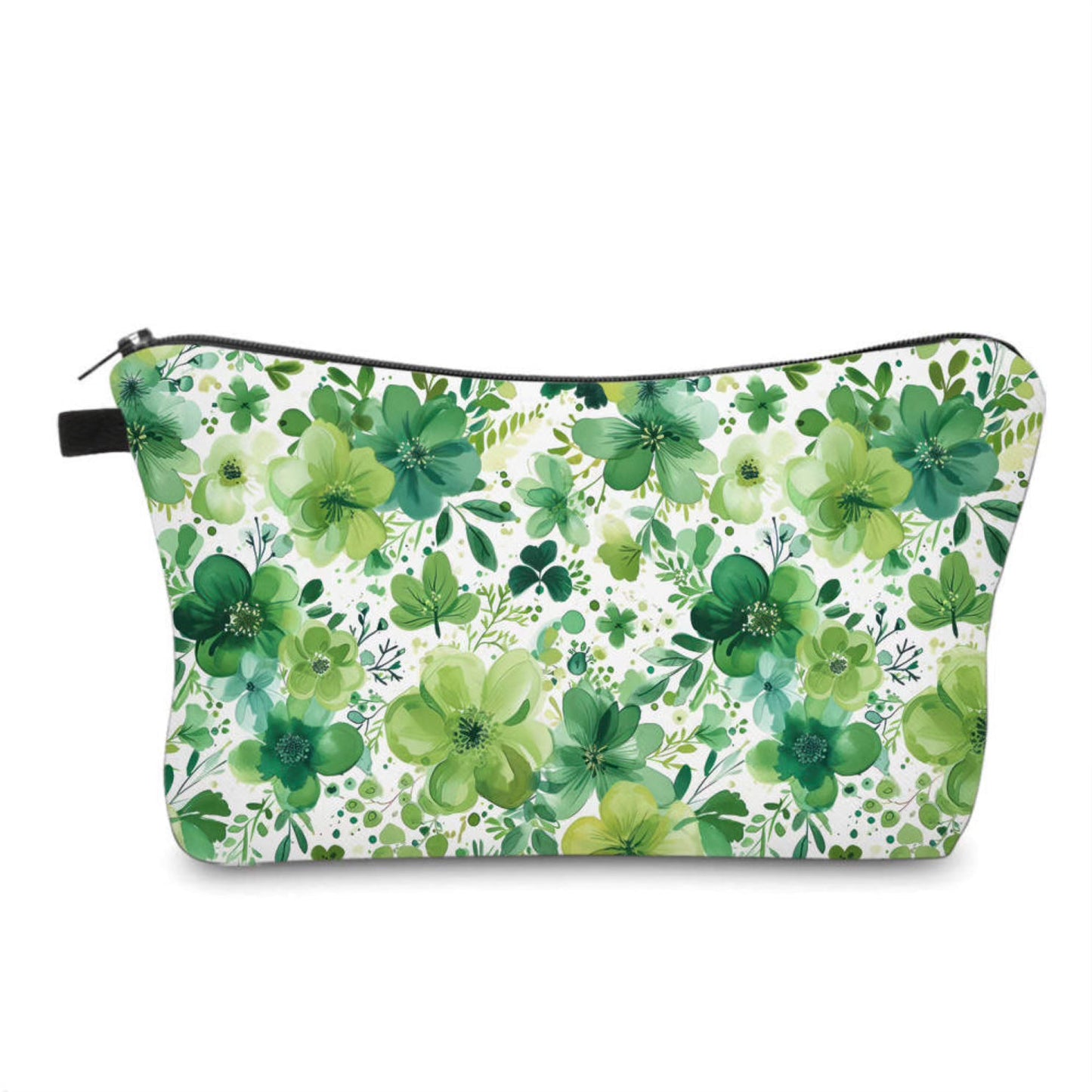 Pouch - Floral, Dark & Light Green