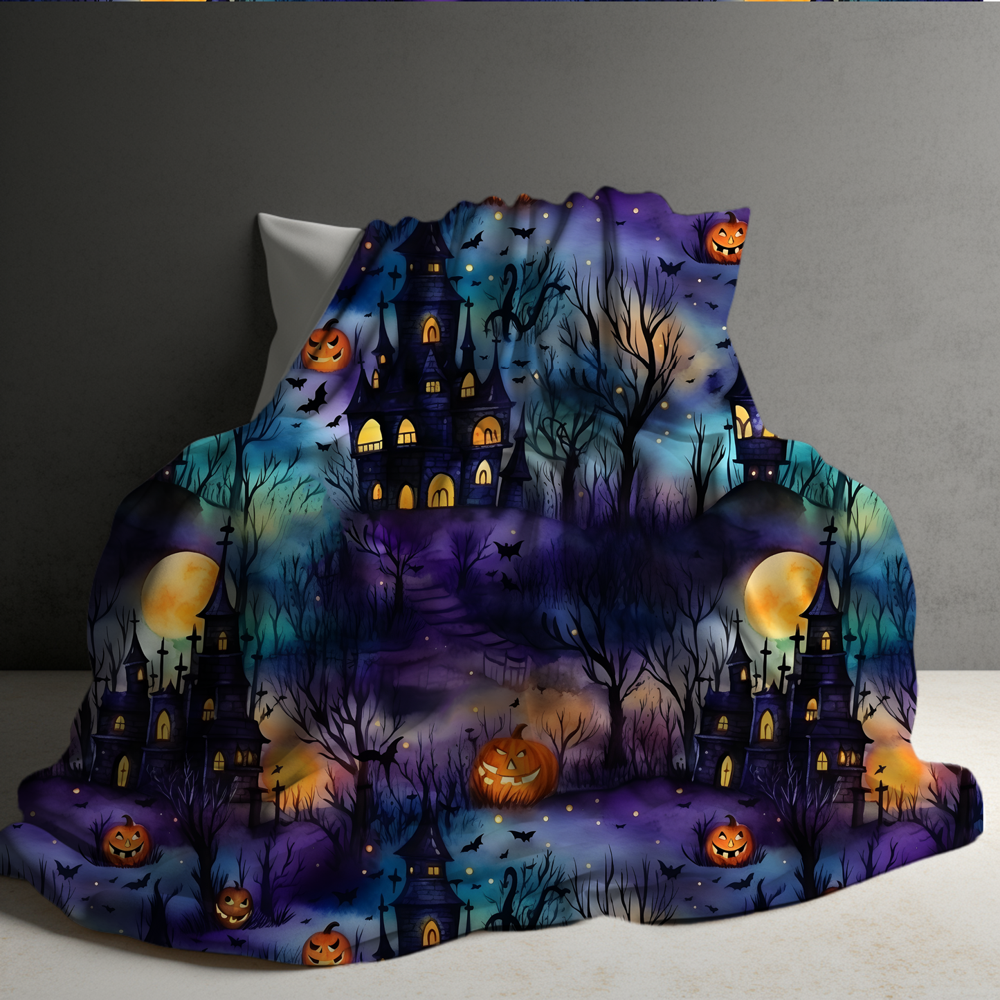 Blanket Halloween #17 - Haunted House - PREORDER ends 7/25