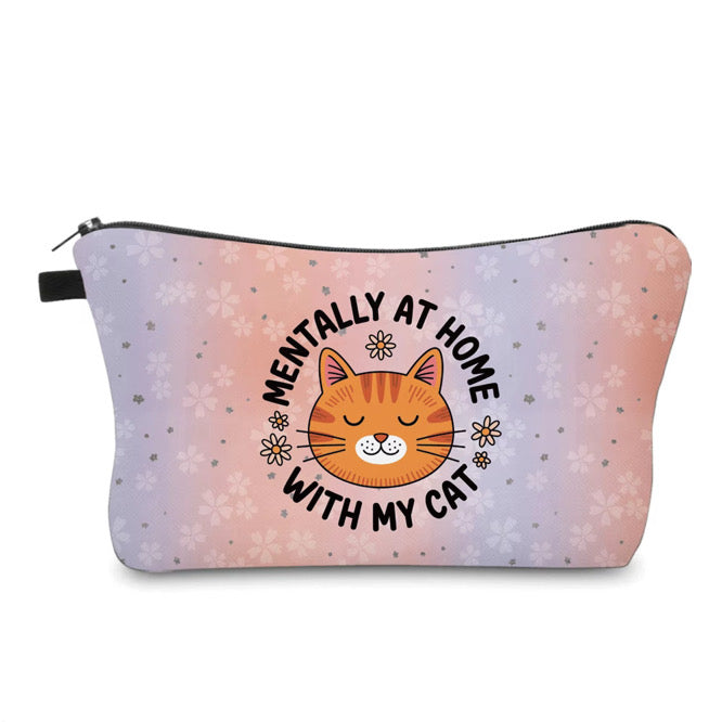 Pouch - Cat, Mentally At Home With My Cat