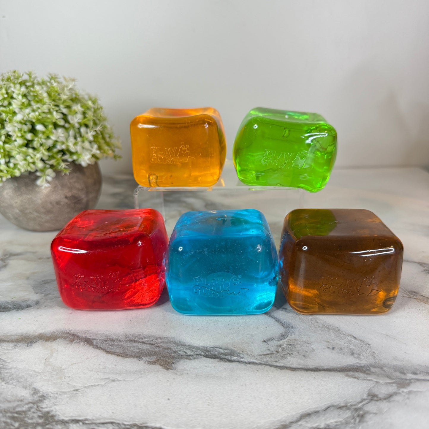 Squishy Toy - Soda Cube - Lemon-Lime Squish