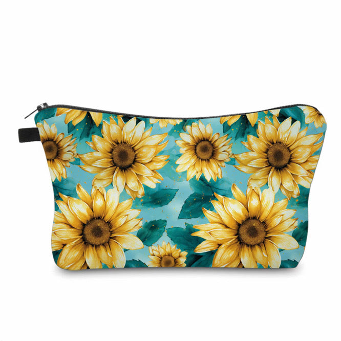 Pouch - Floral Sunflower Mint