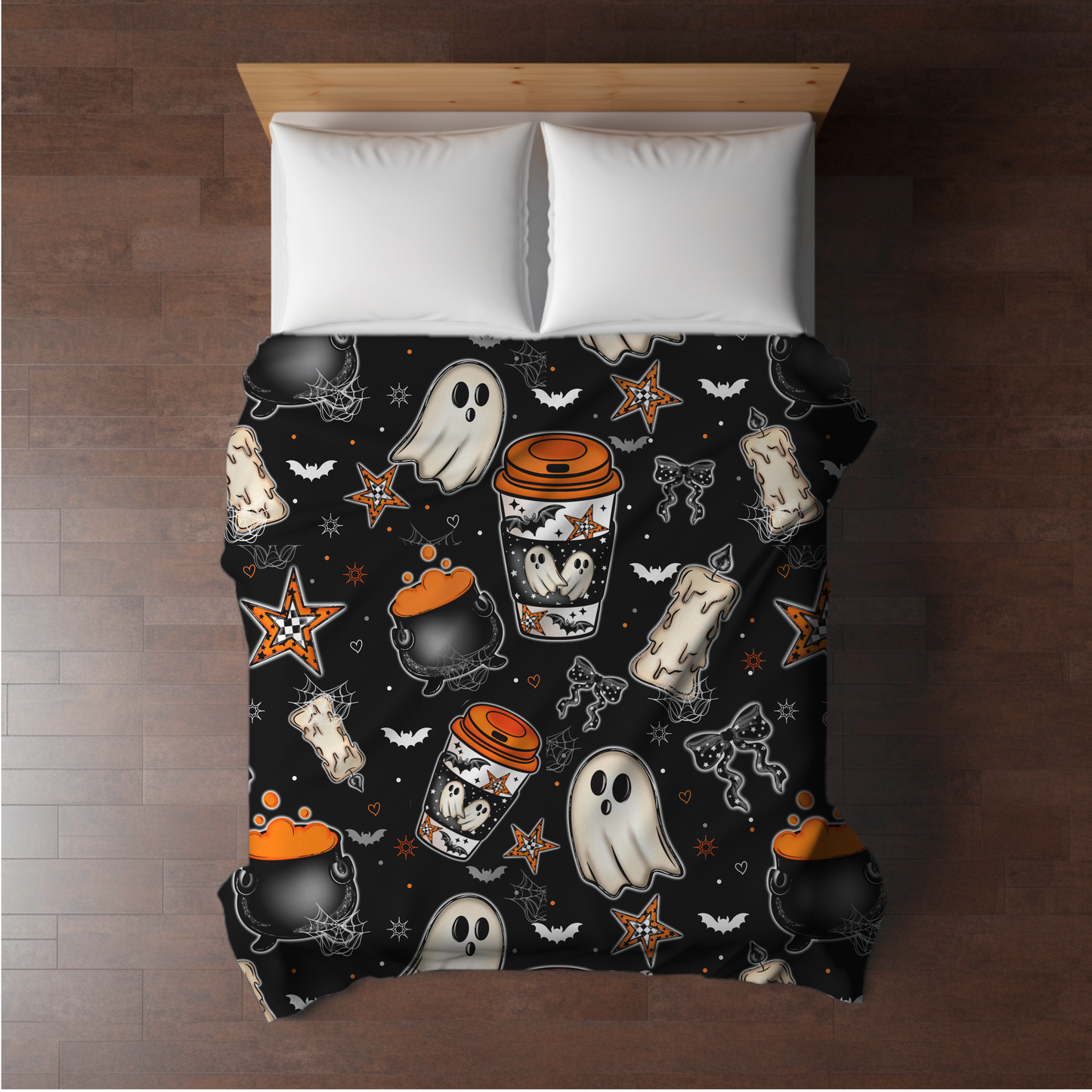 Blanket Halloween #23 - Orange Ghost Coffee - PREORDER ends 7/25
