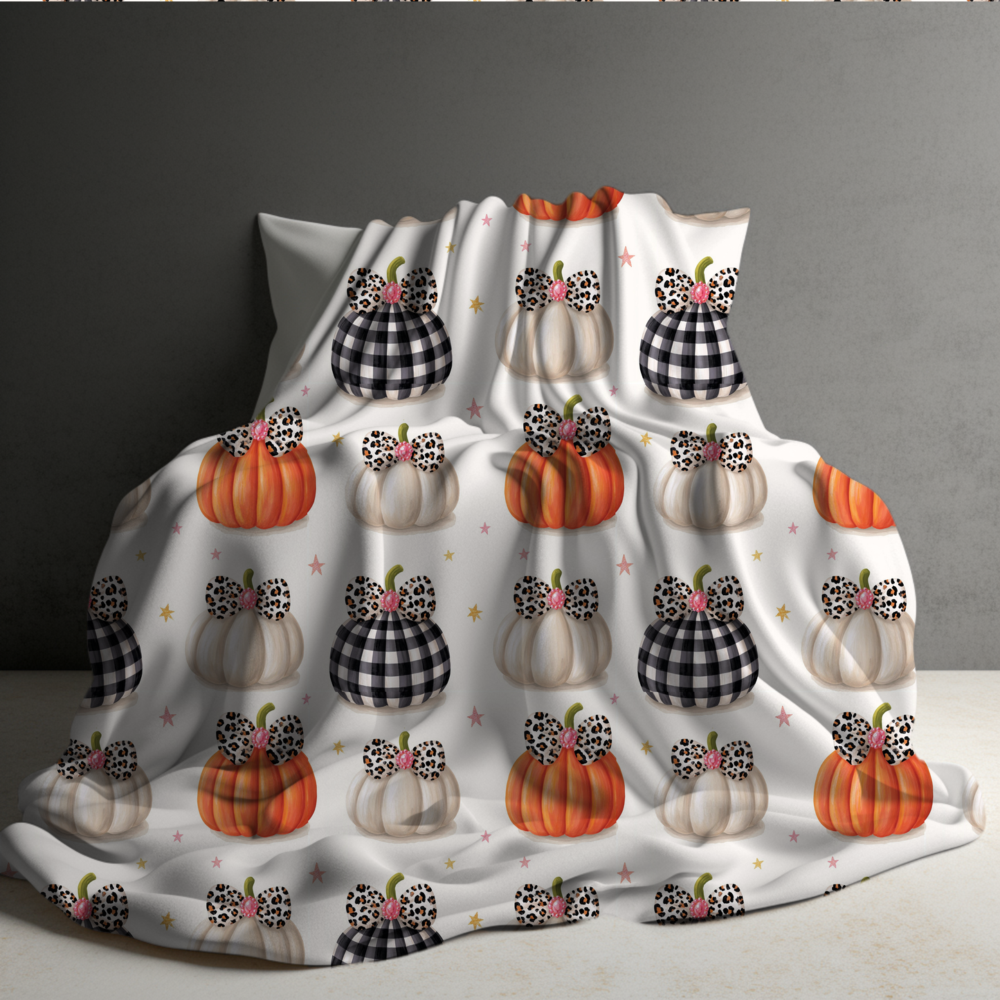 Blanket Halloween #31 - Bow Pumpkin - PREORDER ends 7/25