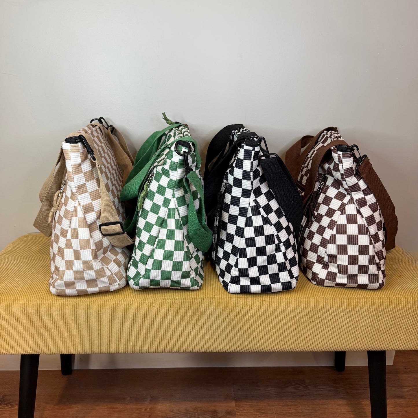 Caitlin Handbag - Corduroy Checker