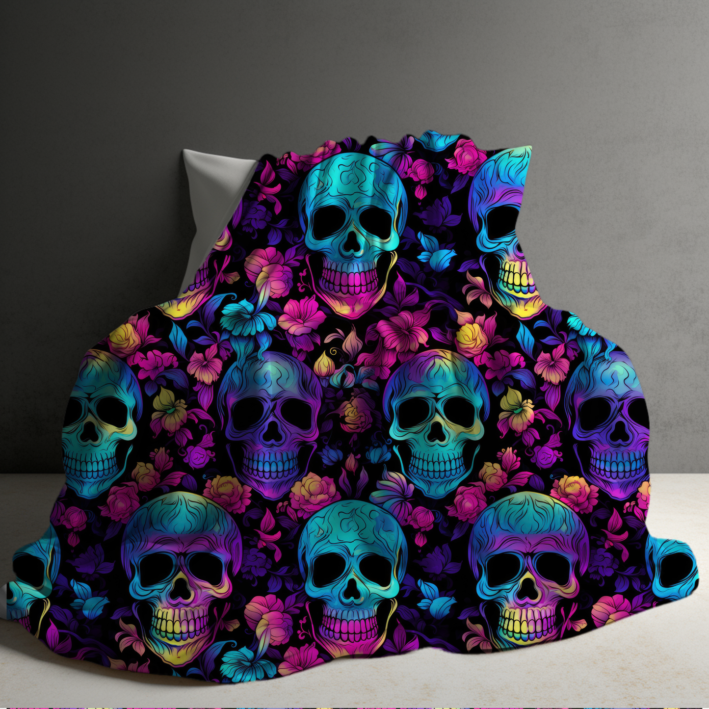 Blanket Halloween #25 - Rainbow Skull - PREORDER ends 7/25