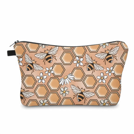 Pouch - Bee Orange Honeycomb