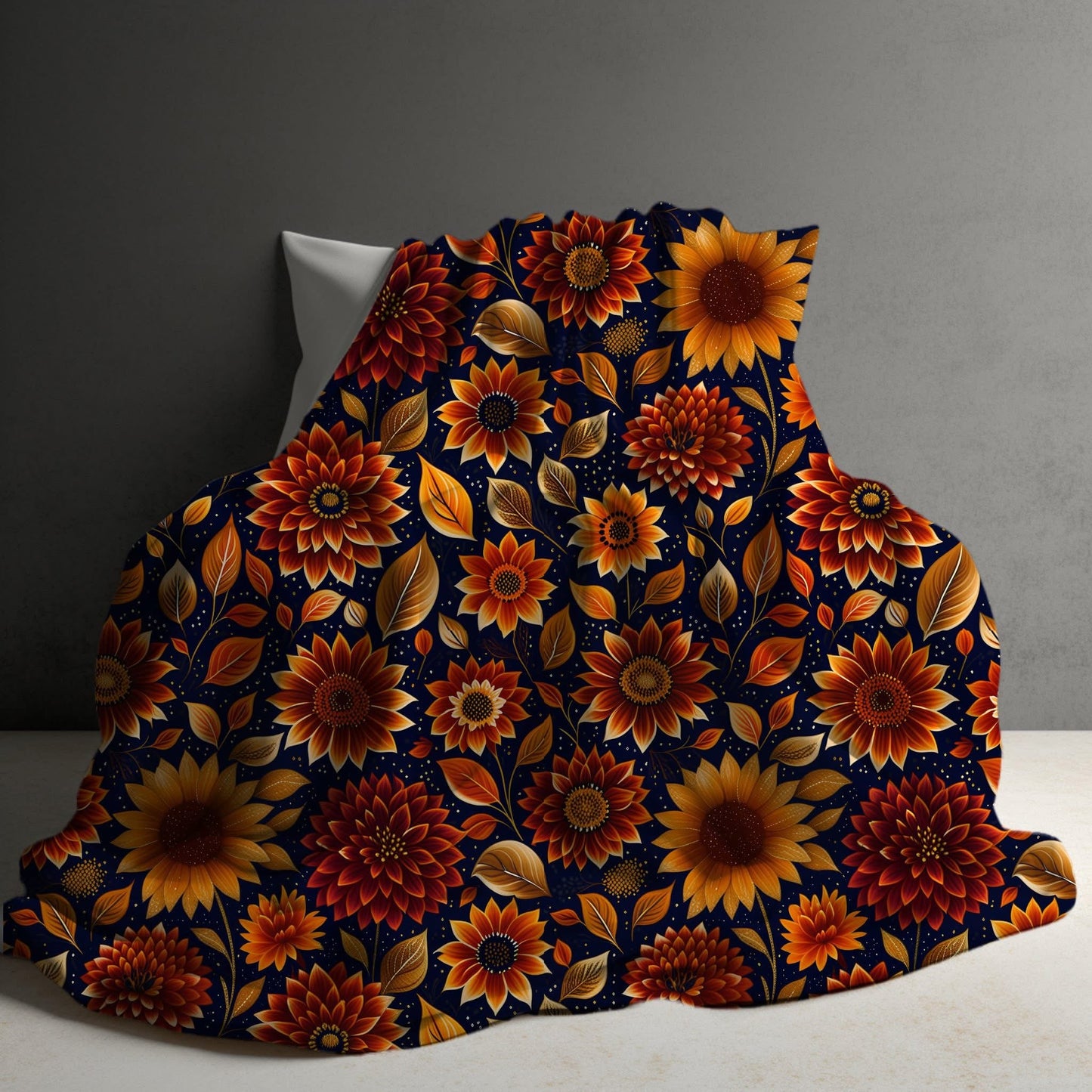 Blanket Halloween #26 - Moody Crimson Floral - PREORDER ends 7/25
