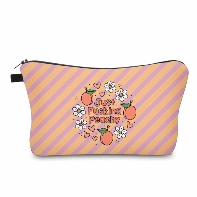 Pouch - Humor Adult, Just Fucking Peachy