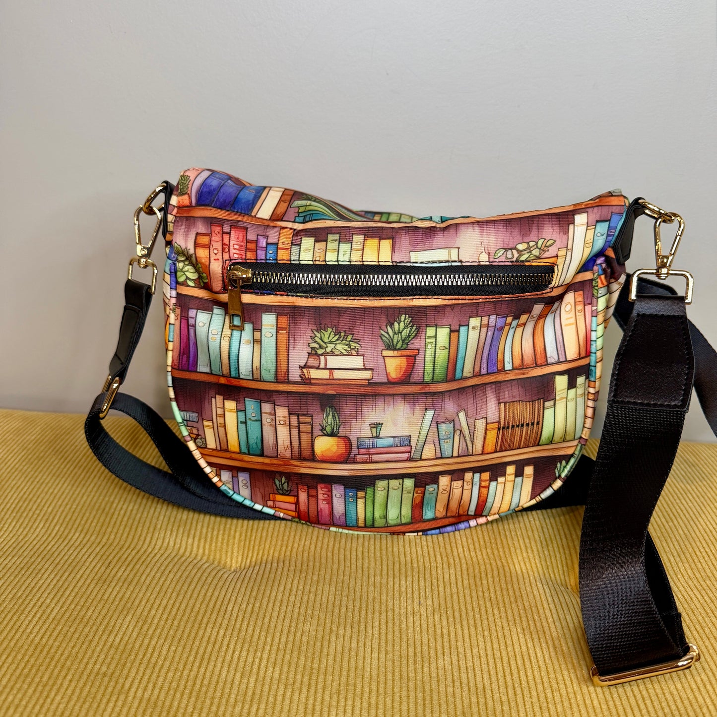 The Roni Nylon Crossbody - Book Shelf
