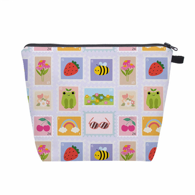 Pouch XL - Summer Stamps + Animals