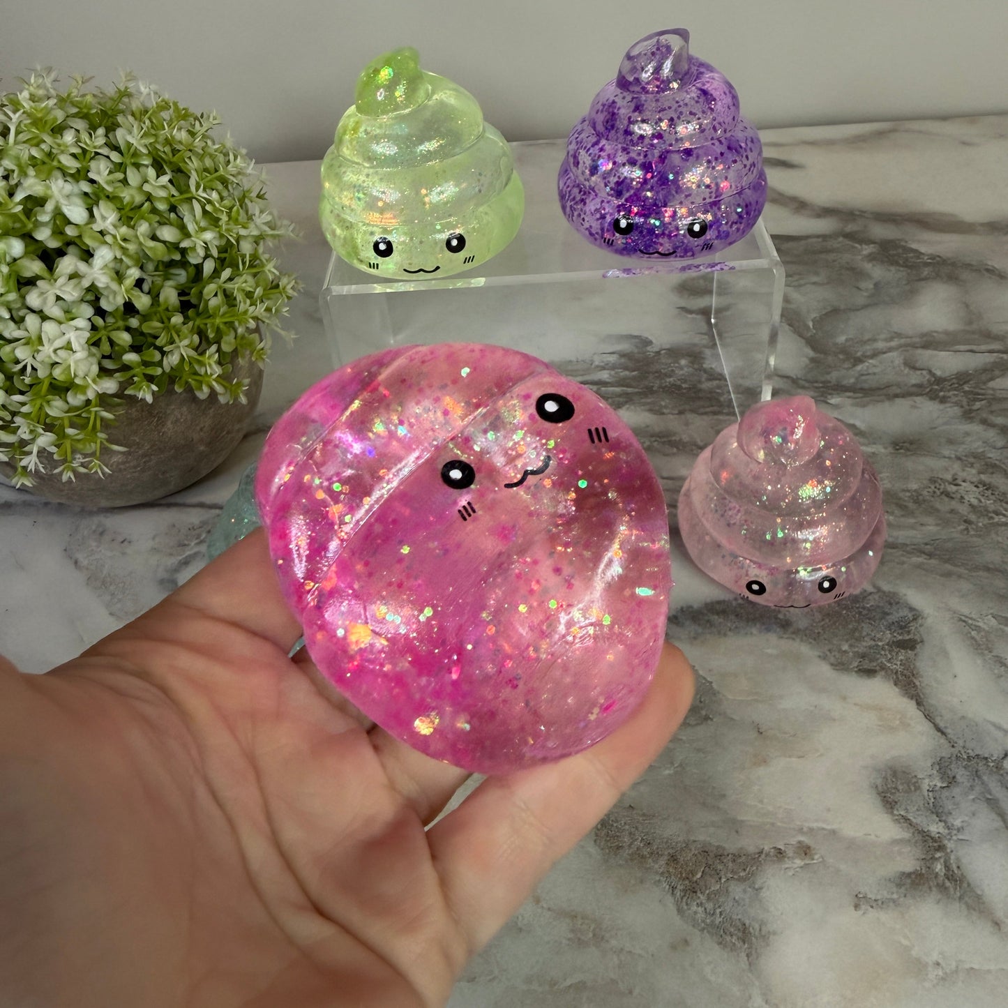 Squishy Toy - Glitter Poop