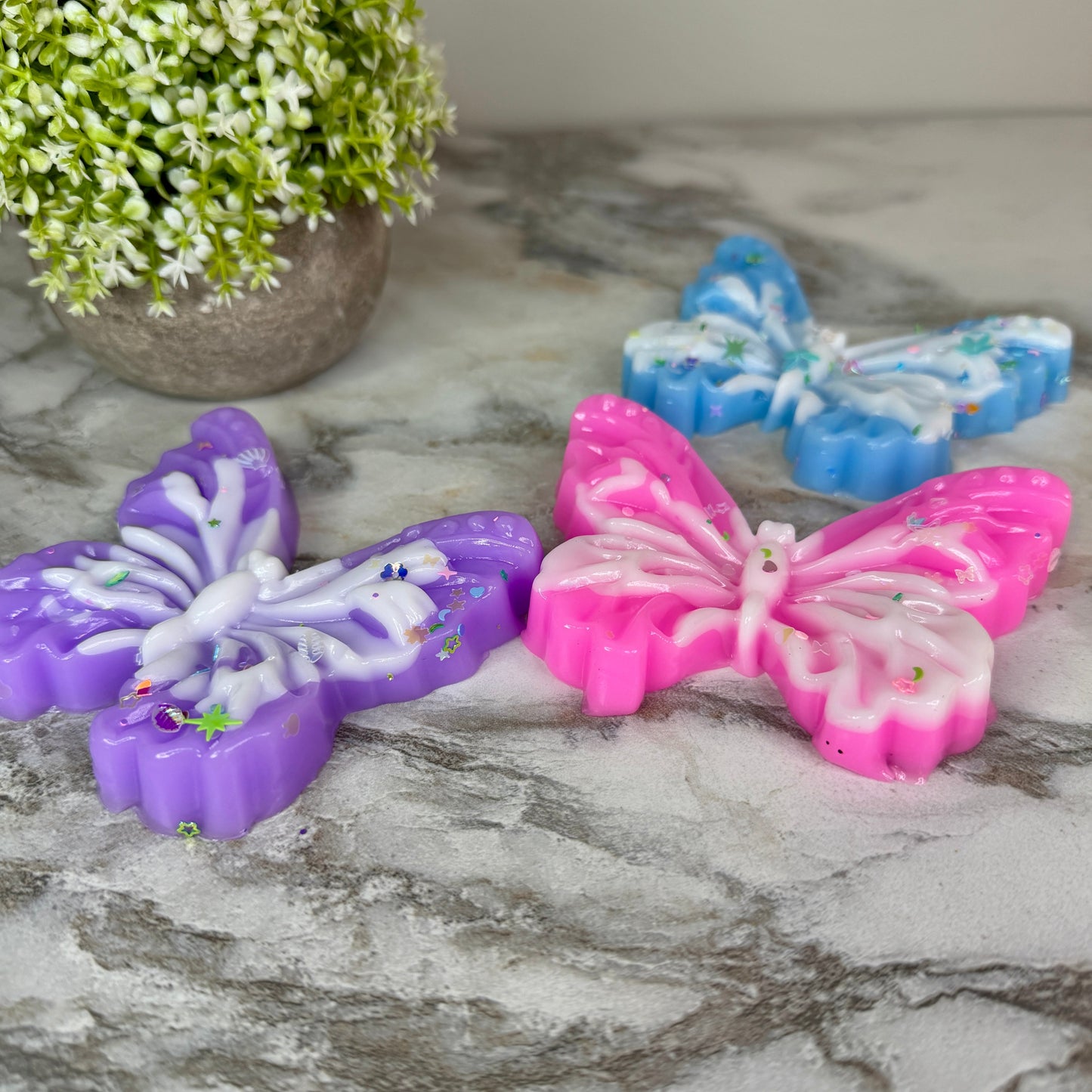 Squishy Toy - Butterfly + White