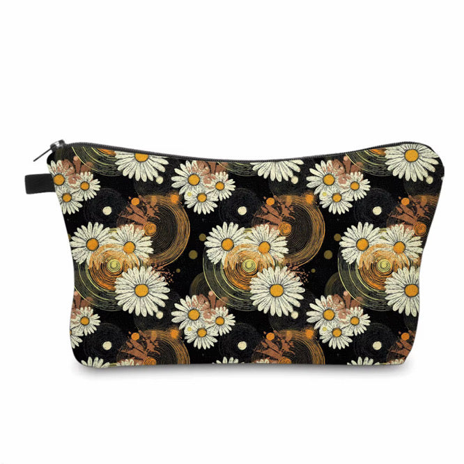 Pouch - Floral Daisy Swirl