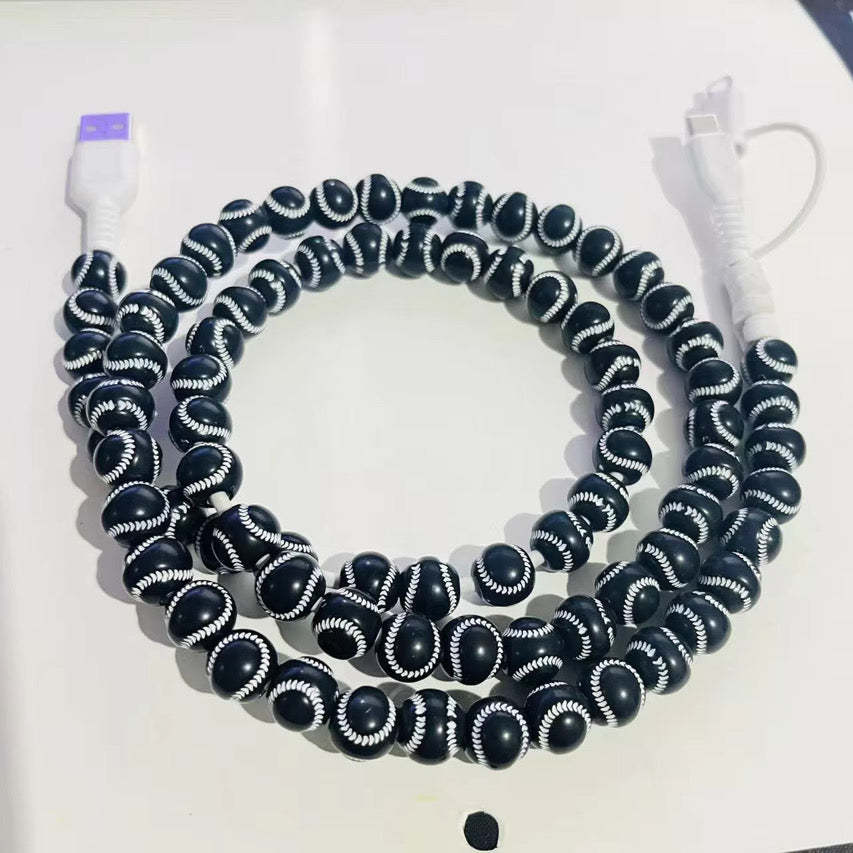 Charging Charger Cord - Beaded - Sports