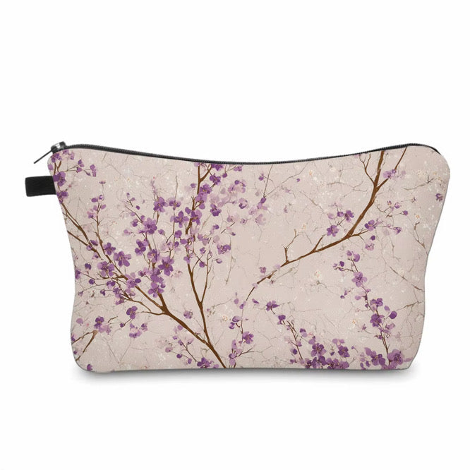 Pouch - Floral Purple Lavender Cherry Blossom