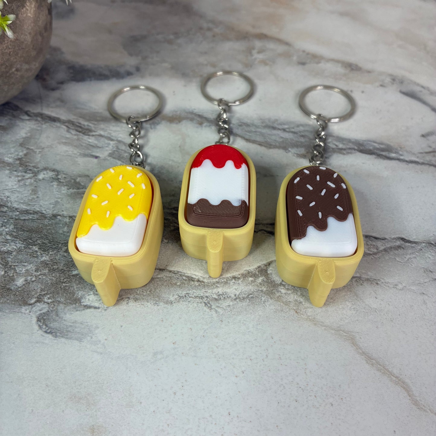 Keychain Clicker Toy - Popsicle