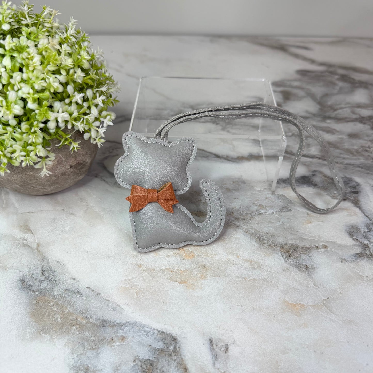 Bag Charm - Cat Bow