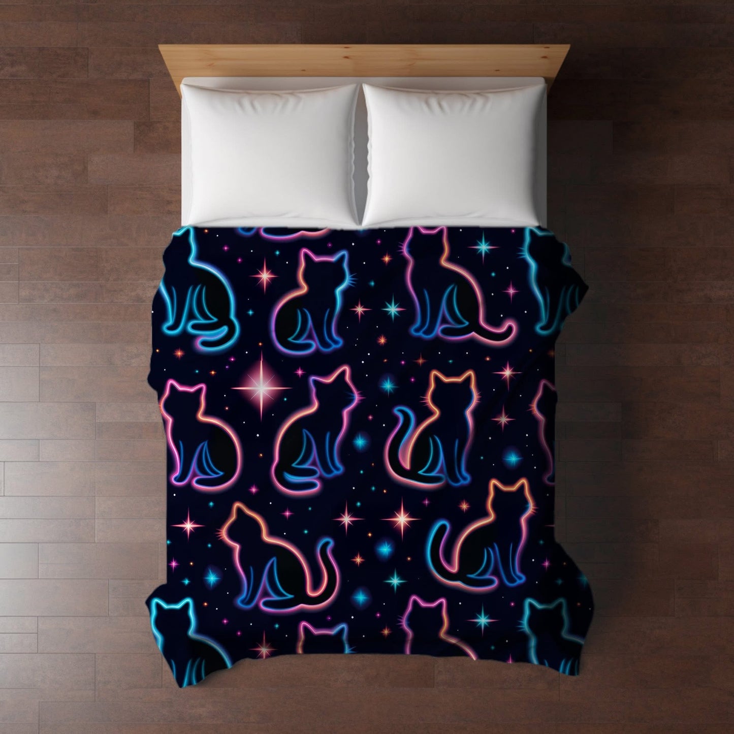 Blanket Halloween #28 - Neon Cats - PREORDER ends 7/25