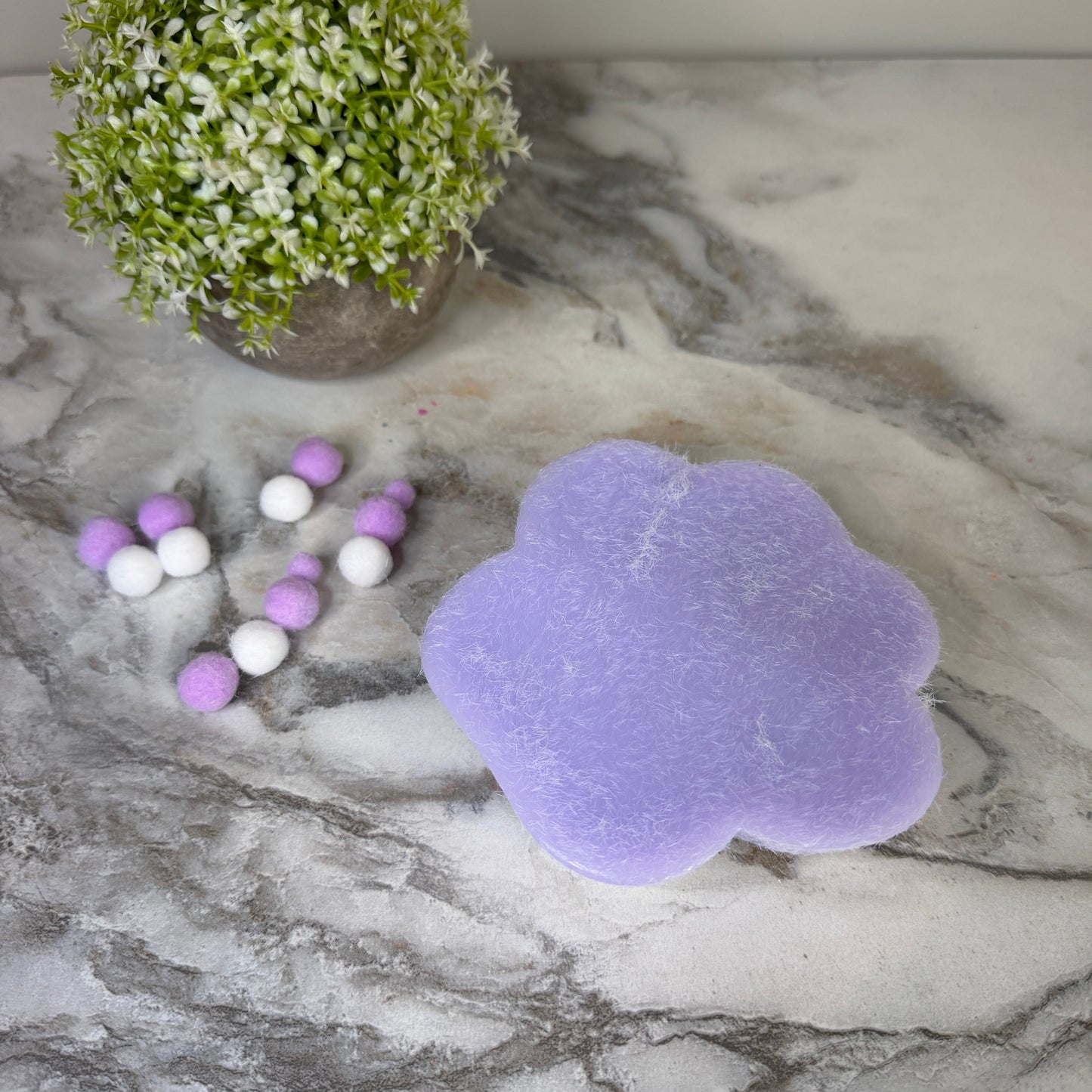 Squishy Toy - Giant Paw Taba - Purple White