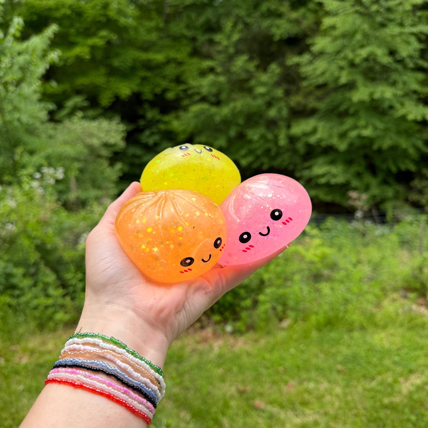 Squishy Toy - Viral Dumpling, Glow In The Dark