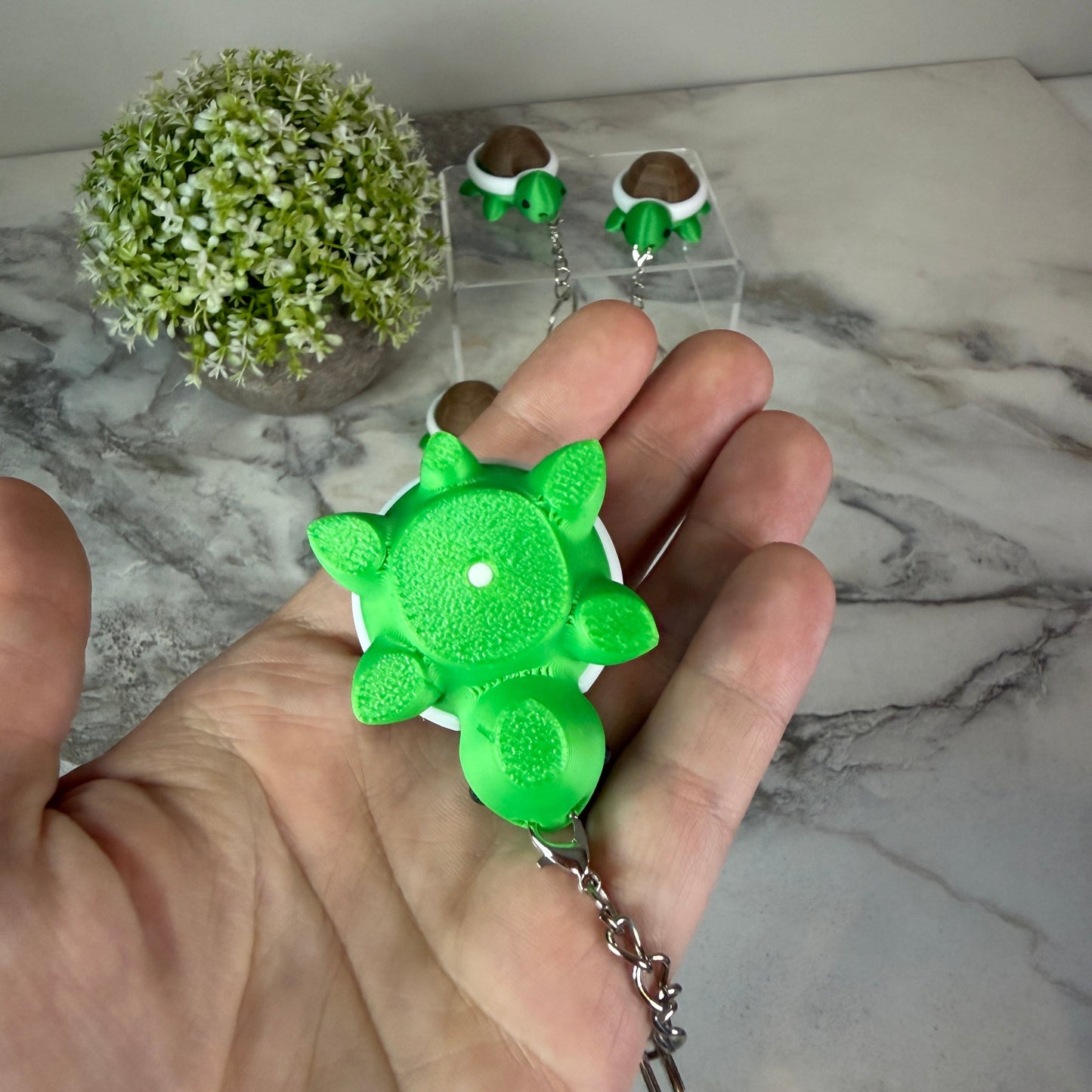 Keychain Clicker Toy - Turtle