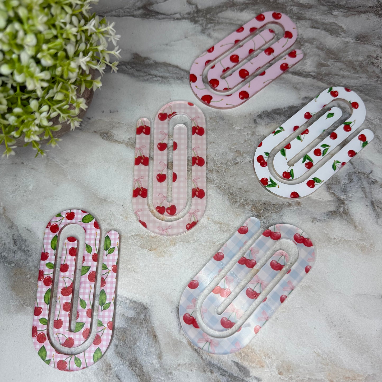 Jumbo Paperclip - Cherry Assortment