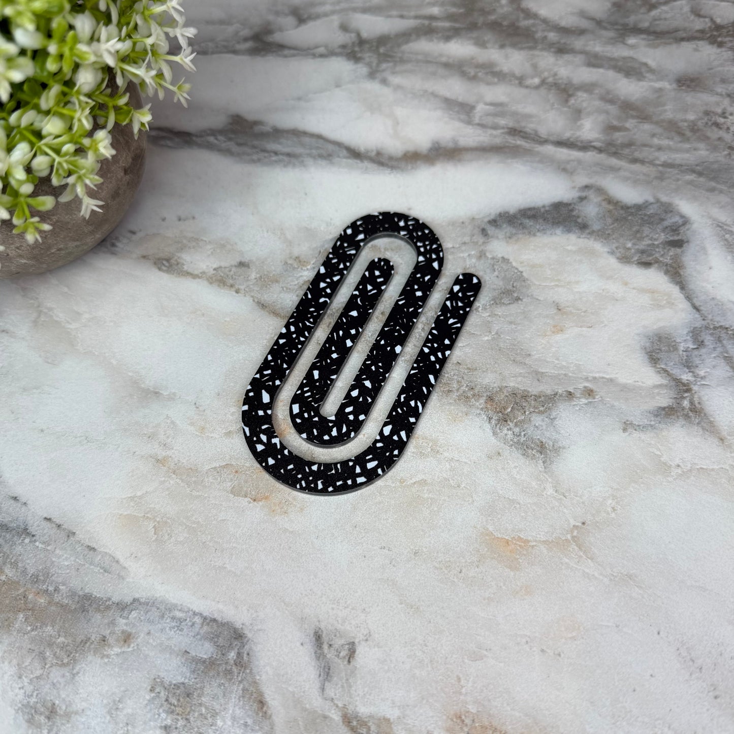 Jumbo Paperclip - Black Composition Notebook Teach Teacher