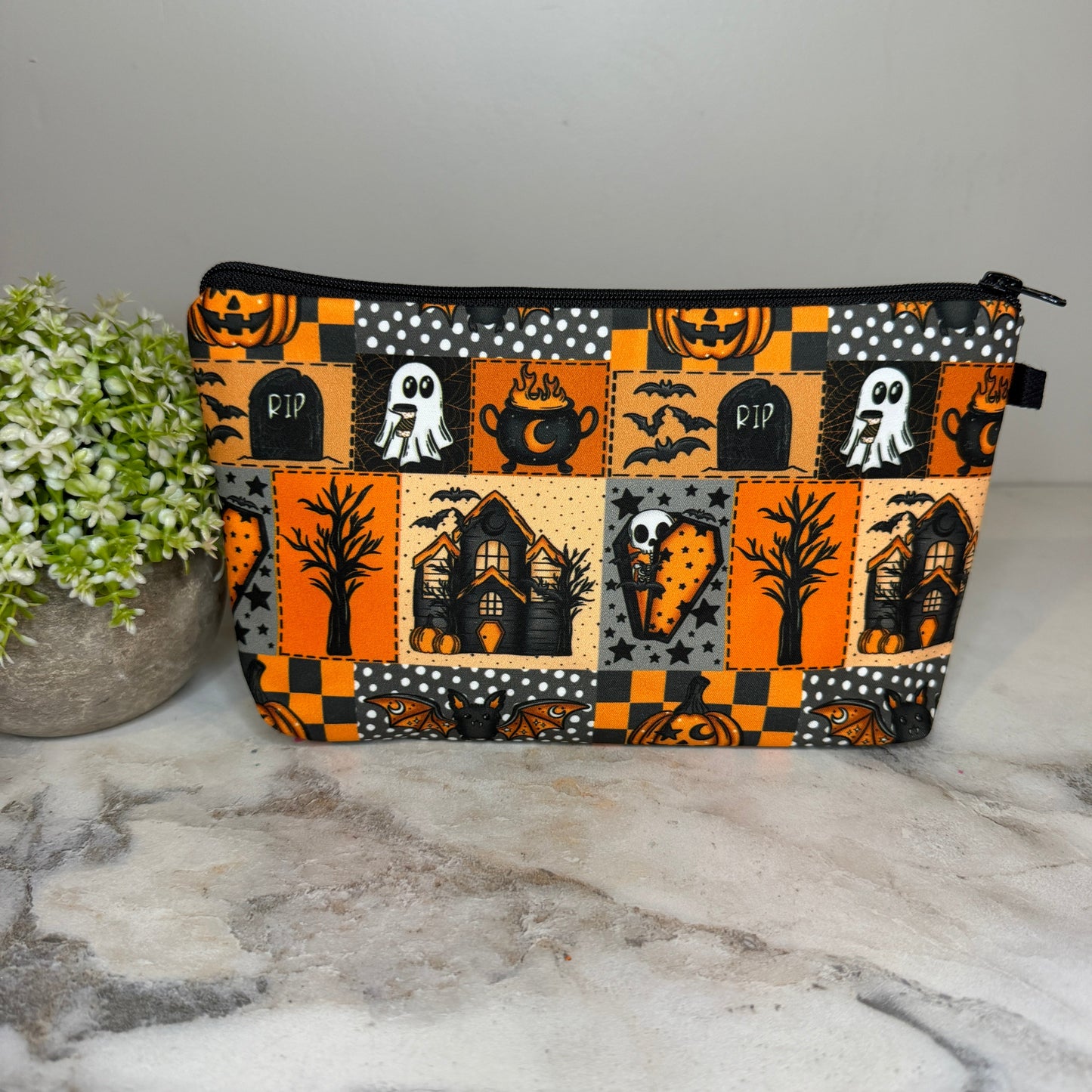 Pouch - Halloween Fall - Patchwork Things