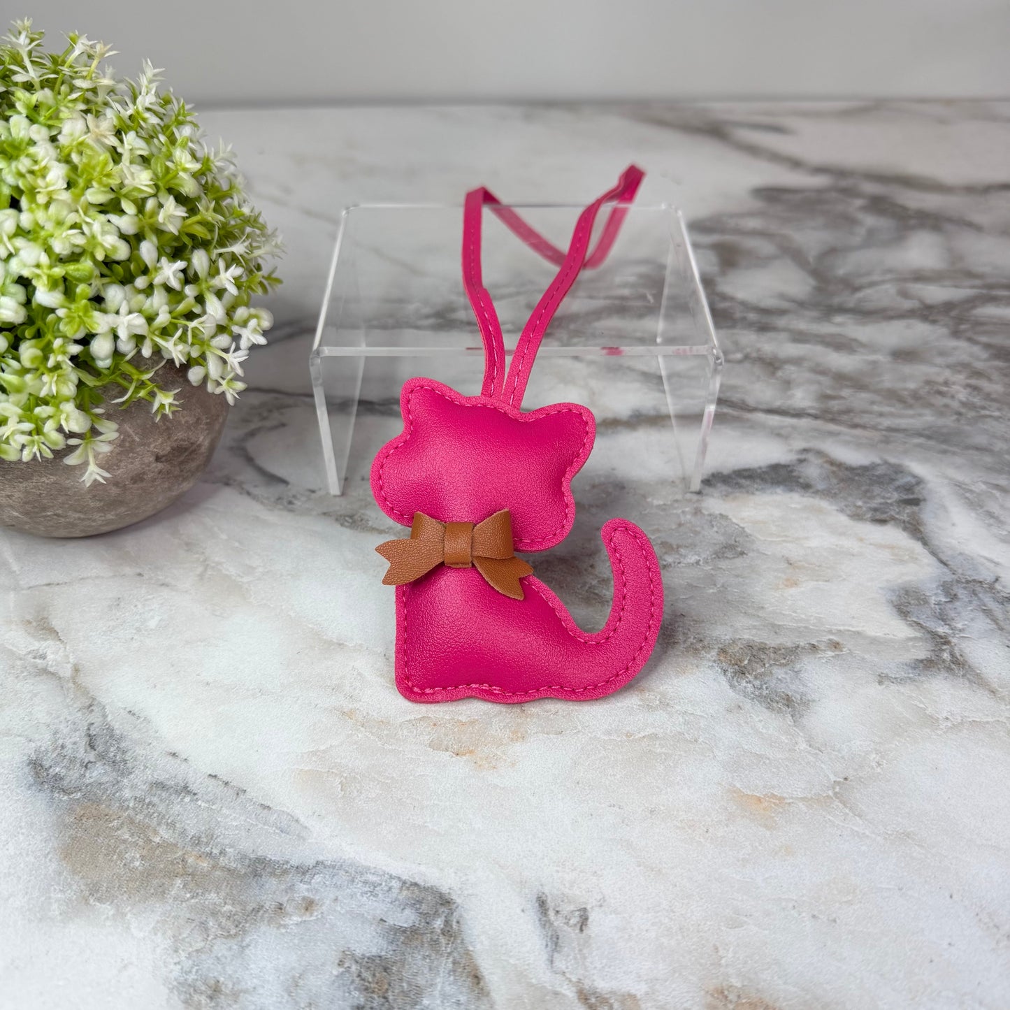 Bag Charm - Cat Bow