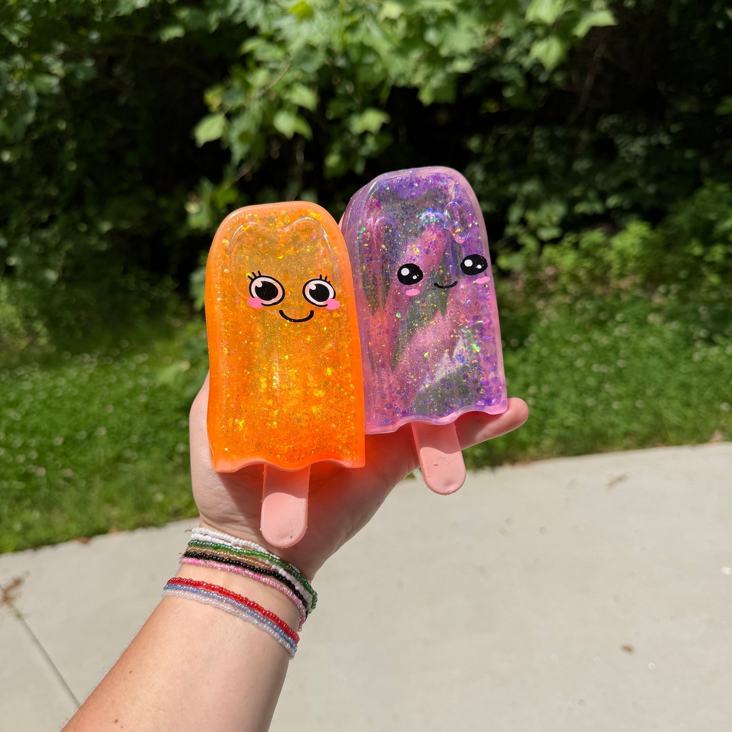 Squishy Toy - Slow Glitter Popsicle