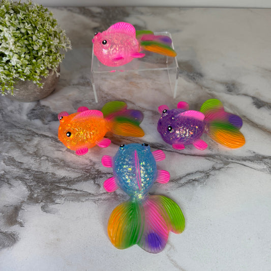Squishy Toy - Fish Glitter