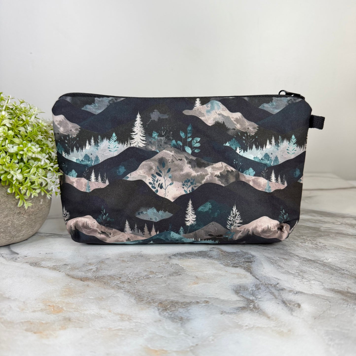 Pouch - Mountain Blue Grey Black