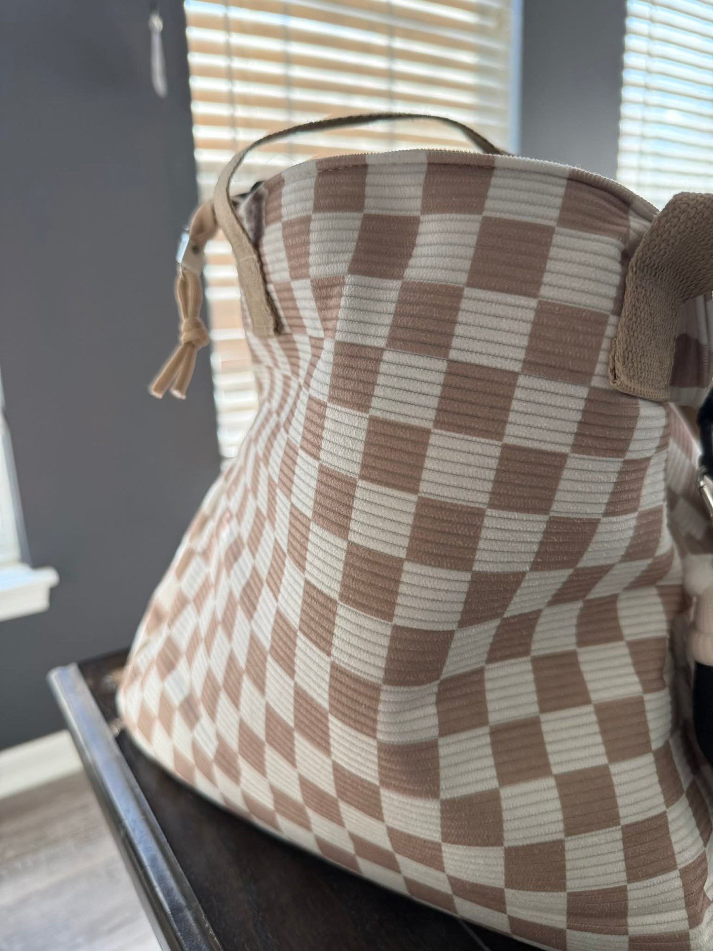 Caitlin Handbag - Corduroy Checker