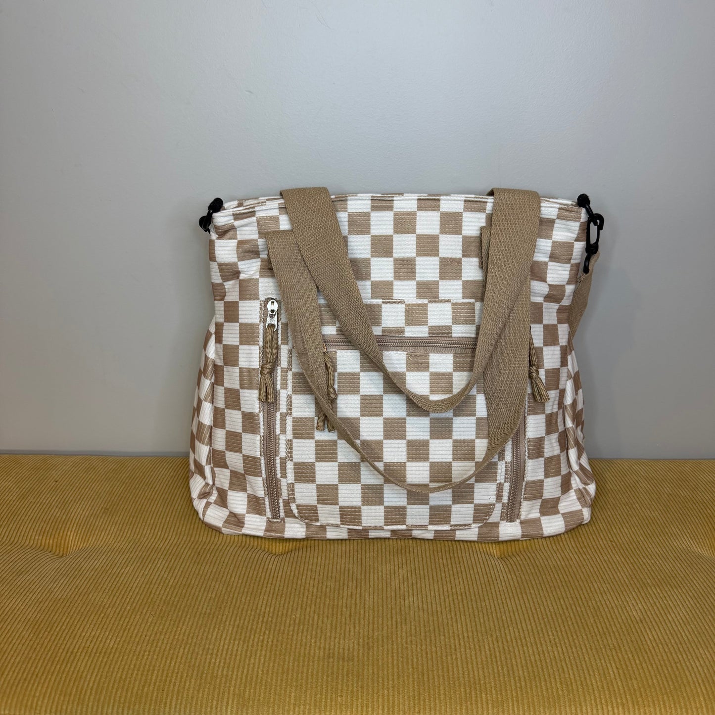 Caitlin Handbag - Corduroy Checker