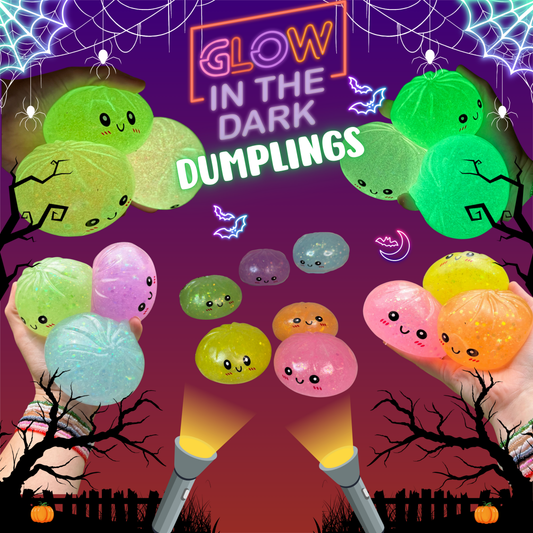 Squishy Toy - Halloween Dumpling, Glow In The Dark