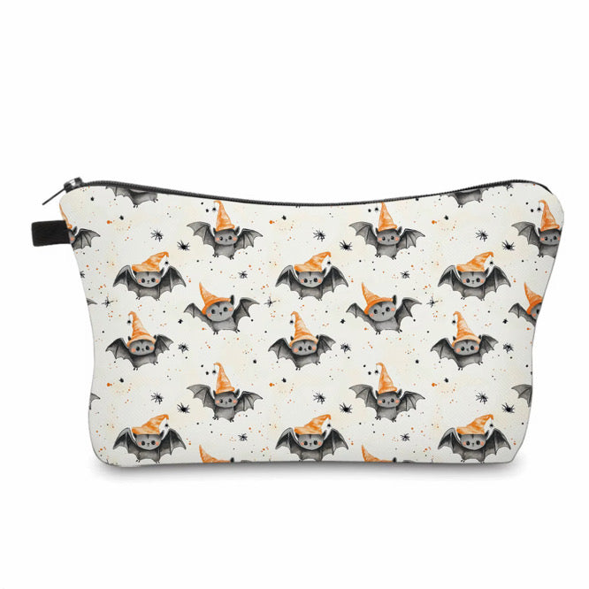 Pouch - Halloween Fall - Bat Orange Hat