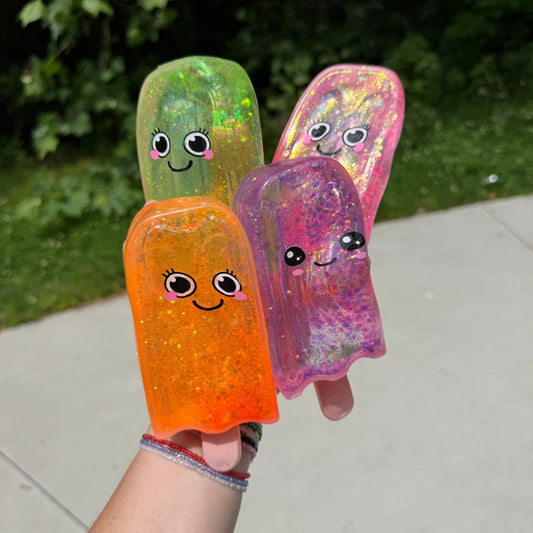 Squishy Toy - Slow Glitter Popsicle