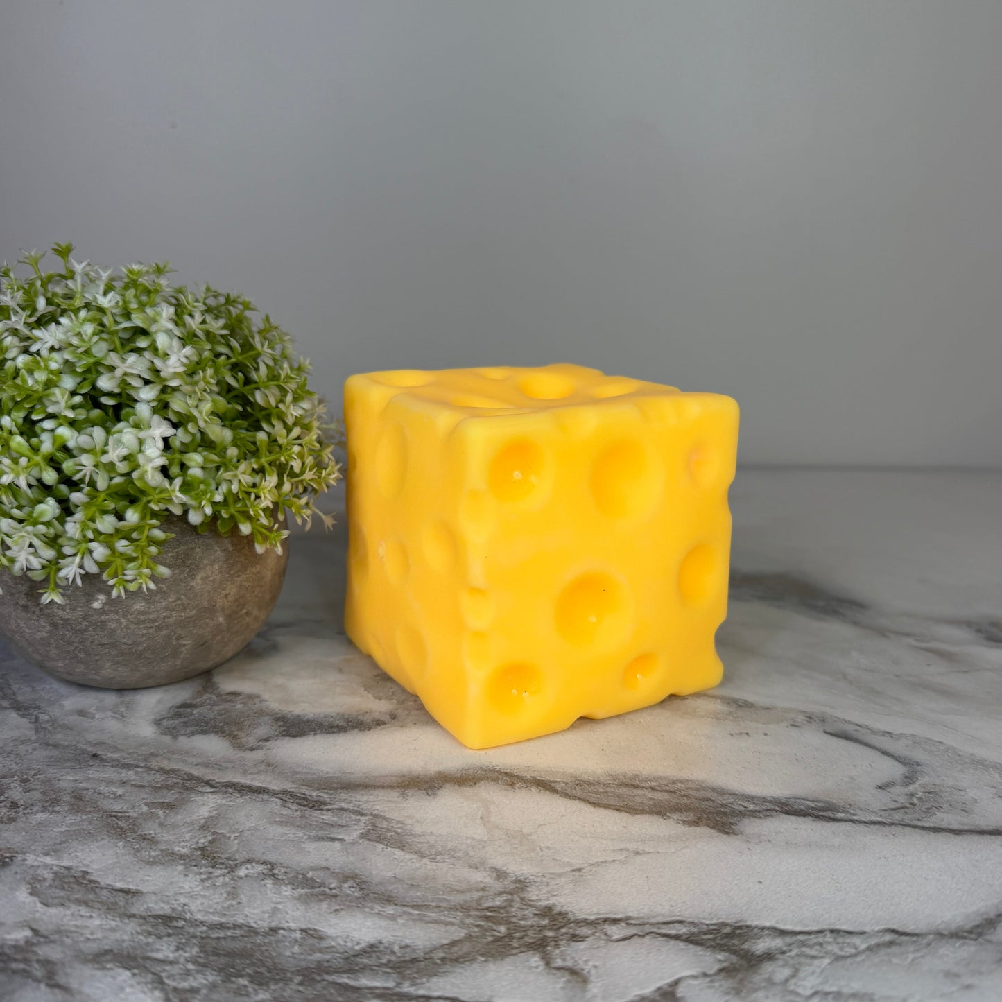 Squishy Toy - Cheese Cube, Jumbo