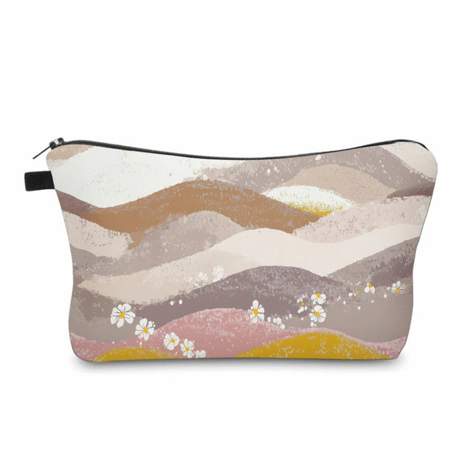 Pouch - Floral Daisy Waves
