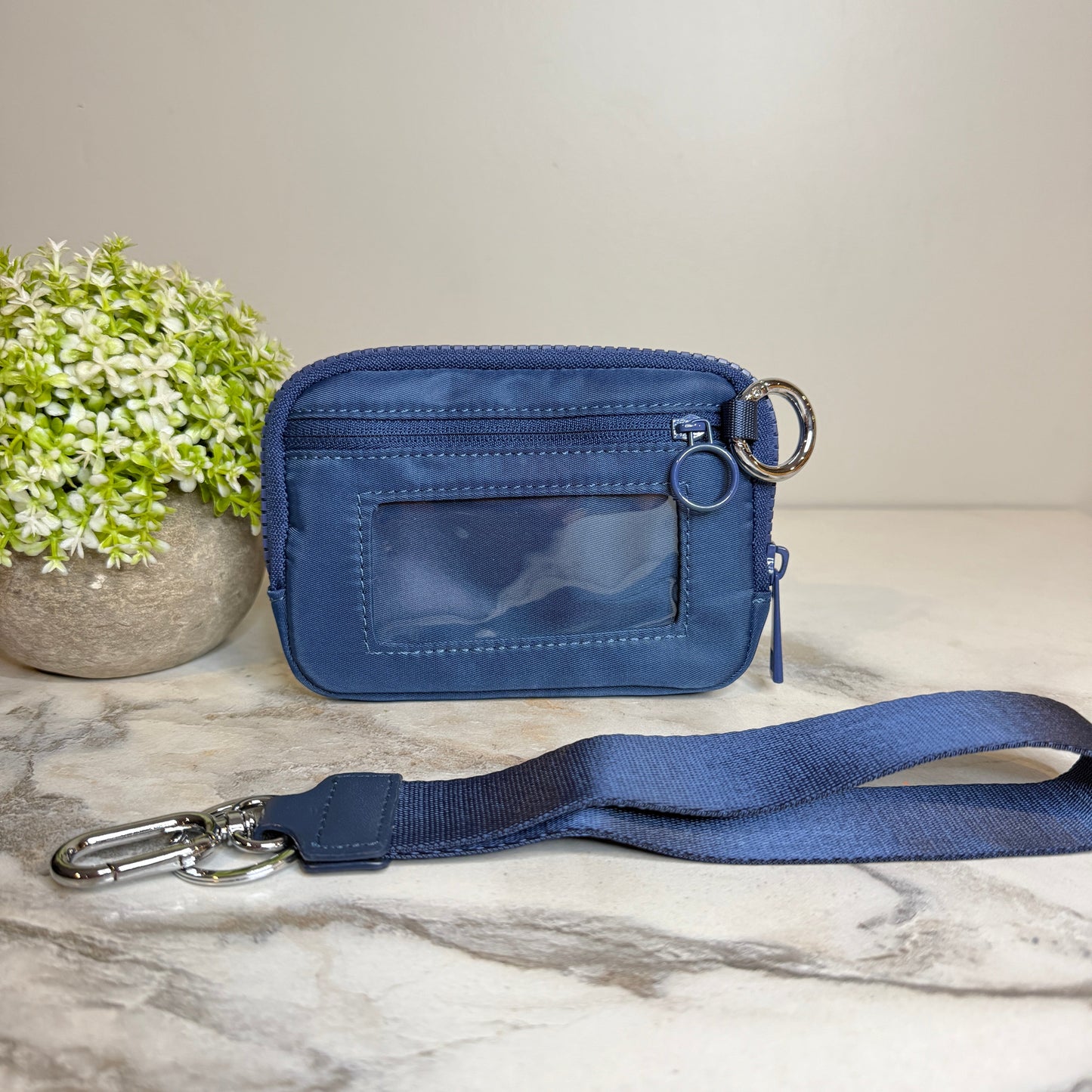 Rue - Nylon Wristlet Wallet - Navy
