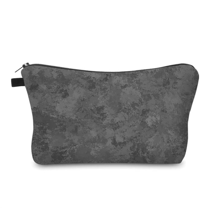 Pouch - Solid, Medium Grey Acid Wash