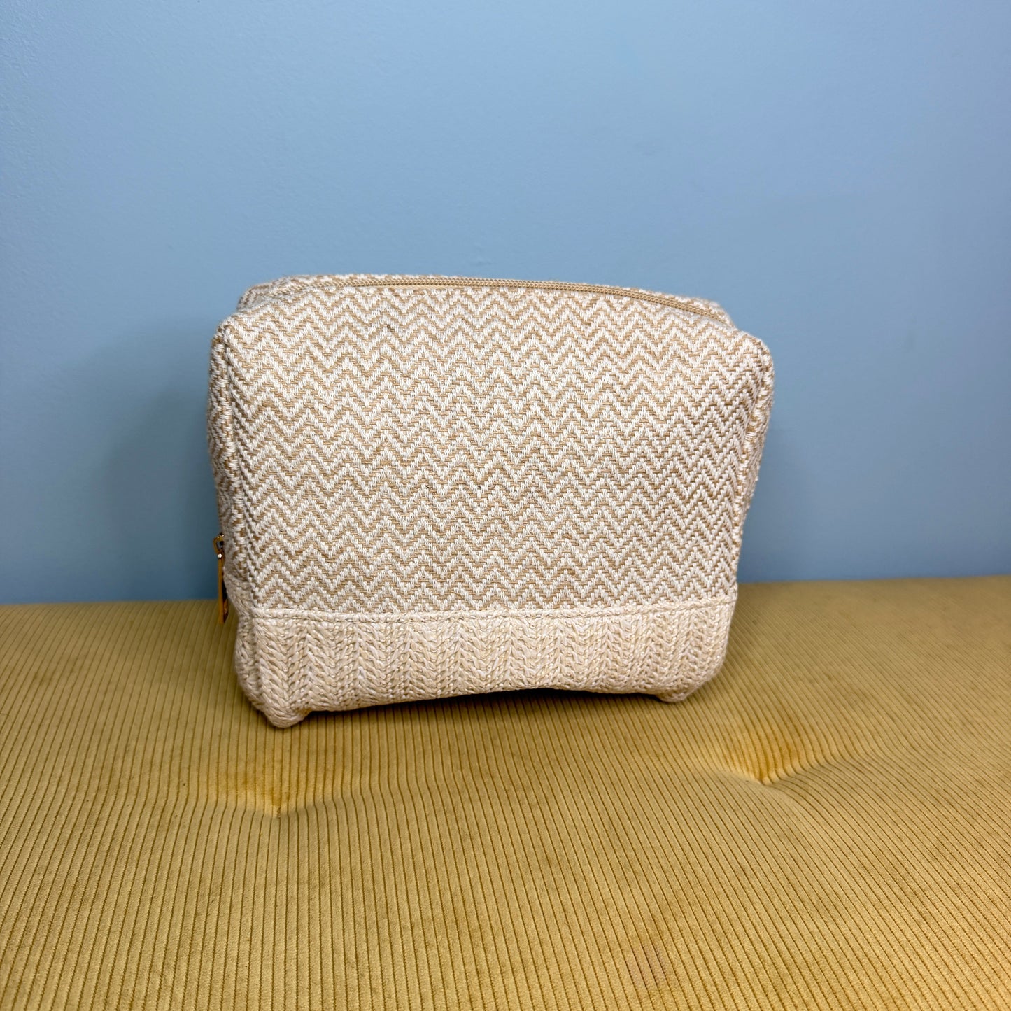 Travel Pouch - Chevron Neutrals