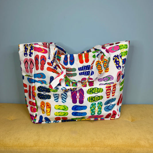Tote Bag - Summer Flip Flops