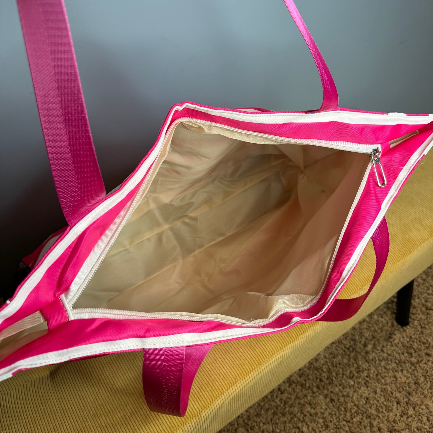 Tote Bag - Summer Stripes - Pink