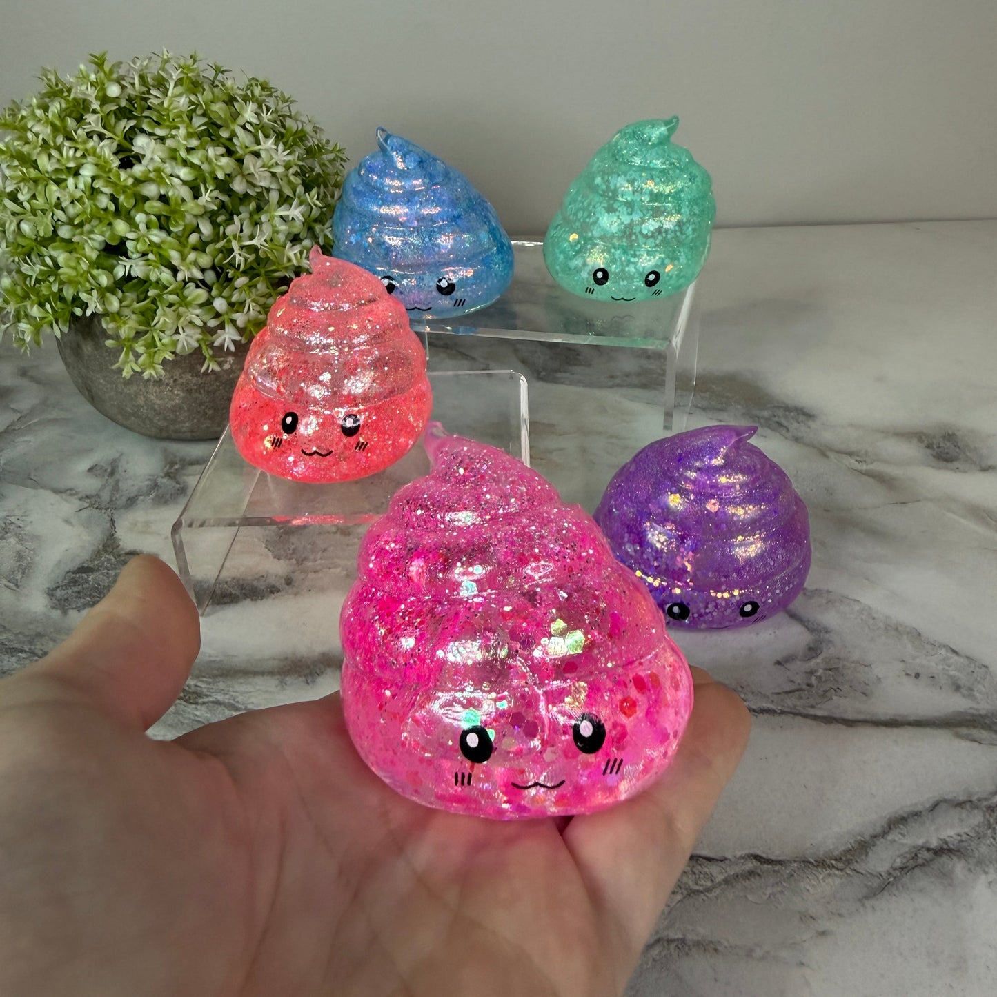 Squishy Toy - Glitter Poop