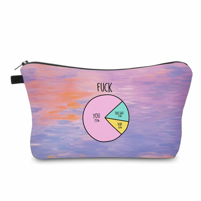 Pouch - Humor Adult, Fuck Pie Chart