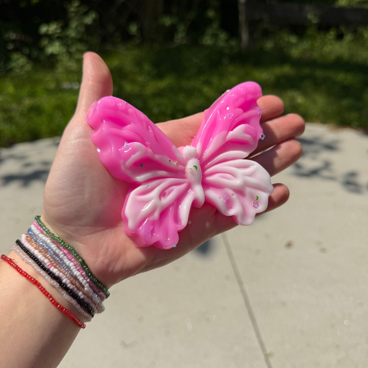 Squishy Toy - Butterfly + White