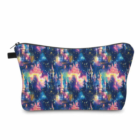 Pouch - Castle Rainbow Blue