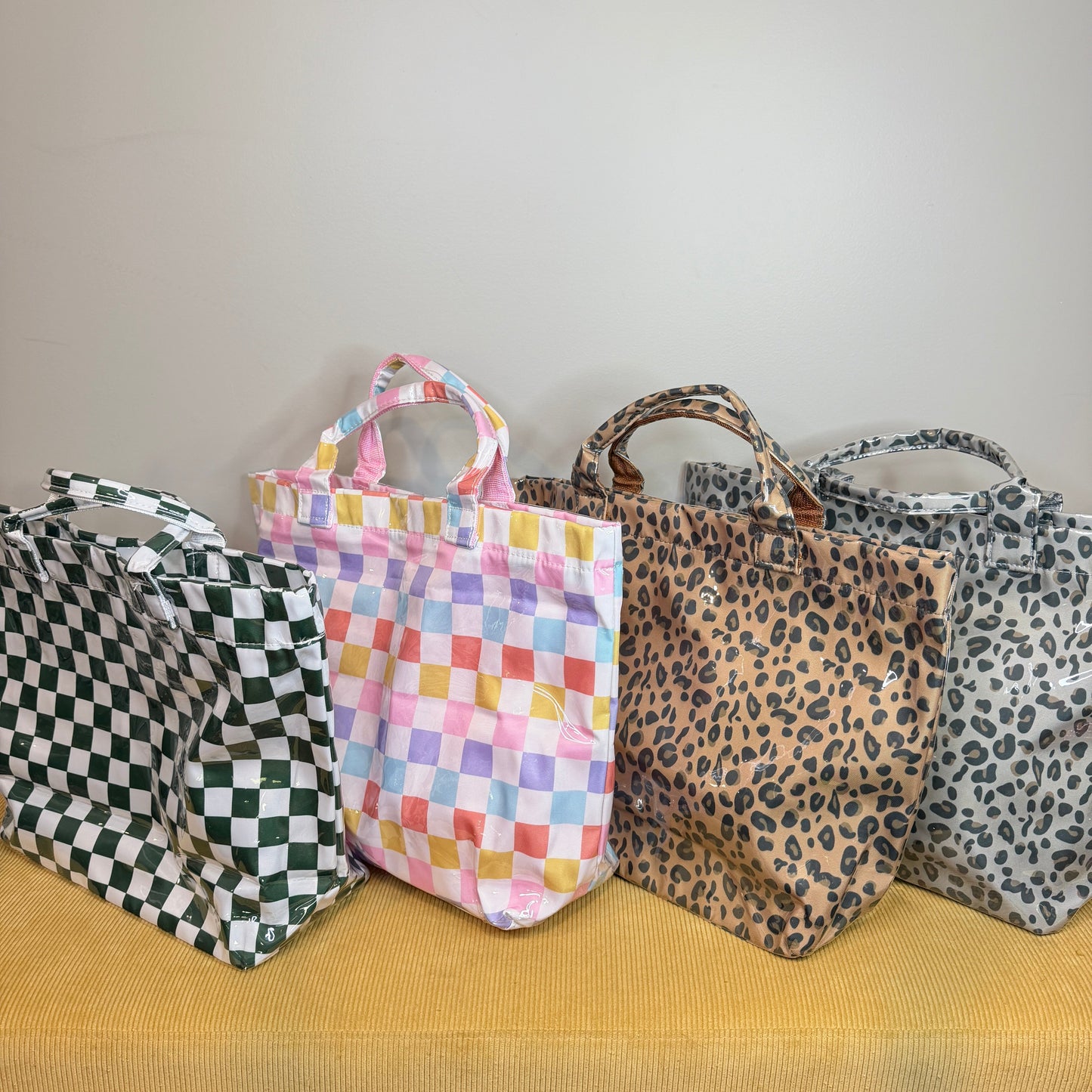 April Vinyl Tote Bag - New Designs