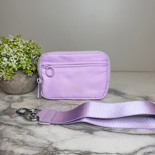 Rue - Nylon Wristlet Wallet - Light Purple